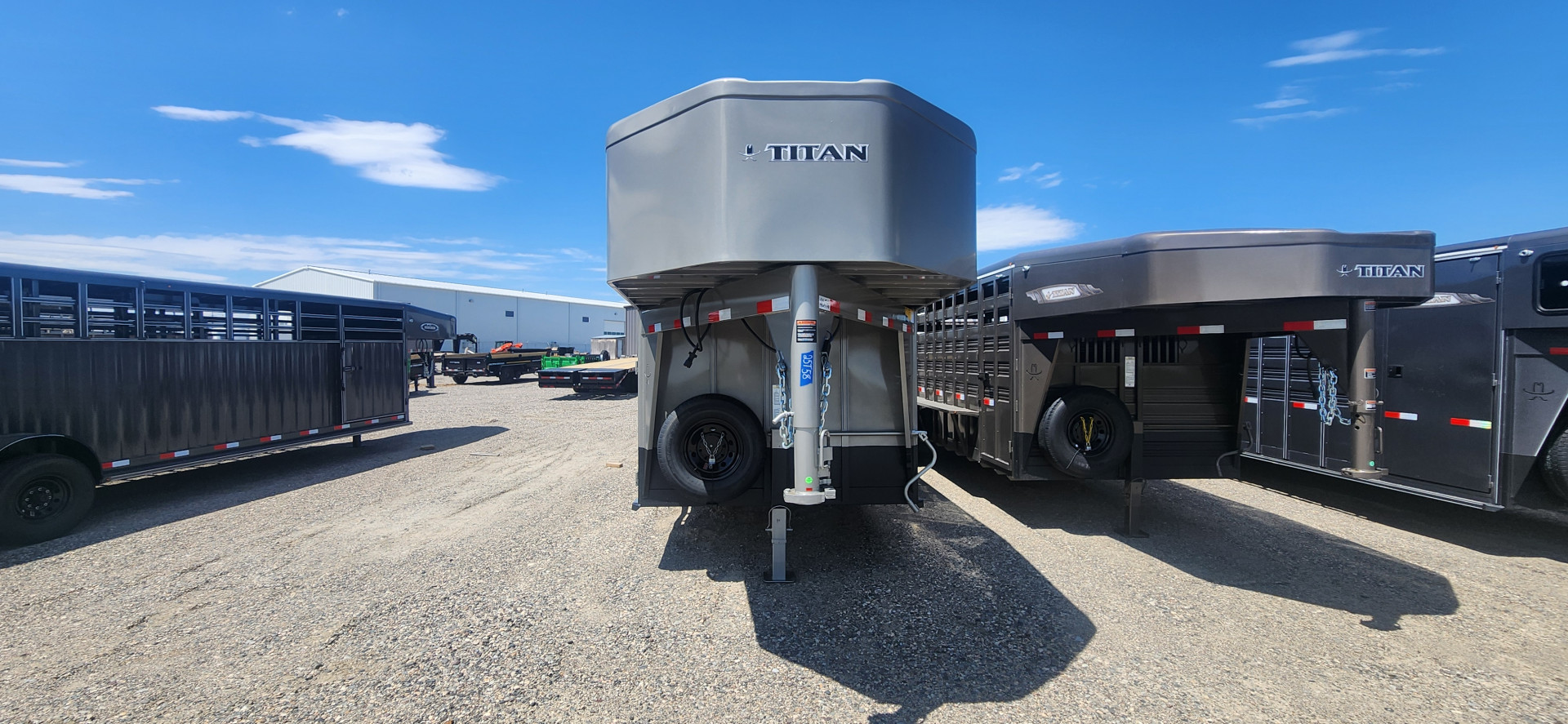 New 2025 Titan Trailer GN STC Stock / Stock Combo Trailer