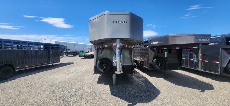 New 2025 Titan Trailer GN STC Stock / Stock Combo Trailer