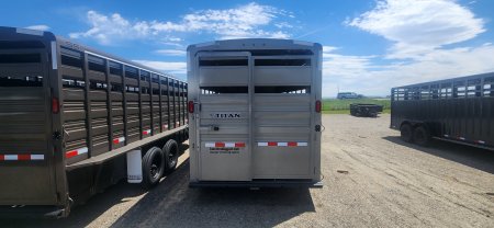 New 2025 Titan Trailer GN STC Stock / Stock Combo Trailer