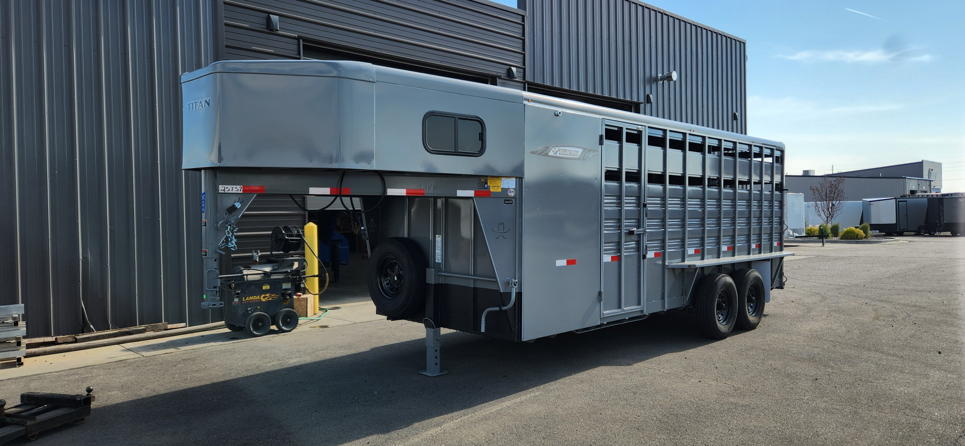 New 2025 Titan Trailer STOCK Stock / Stock Combo Trailer