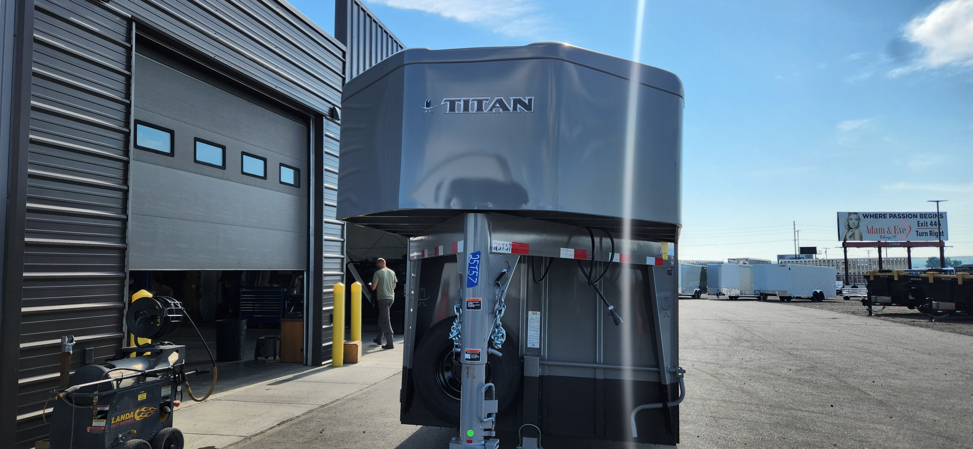 New 2025 Titan Trailer STOCK Stock / Stock Combo Trailer