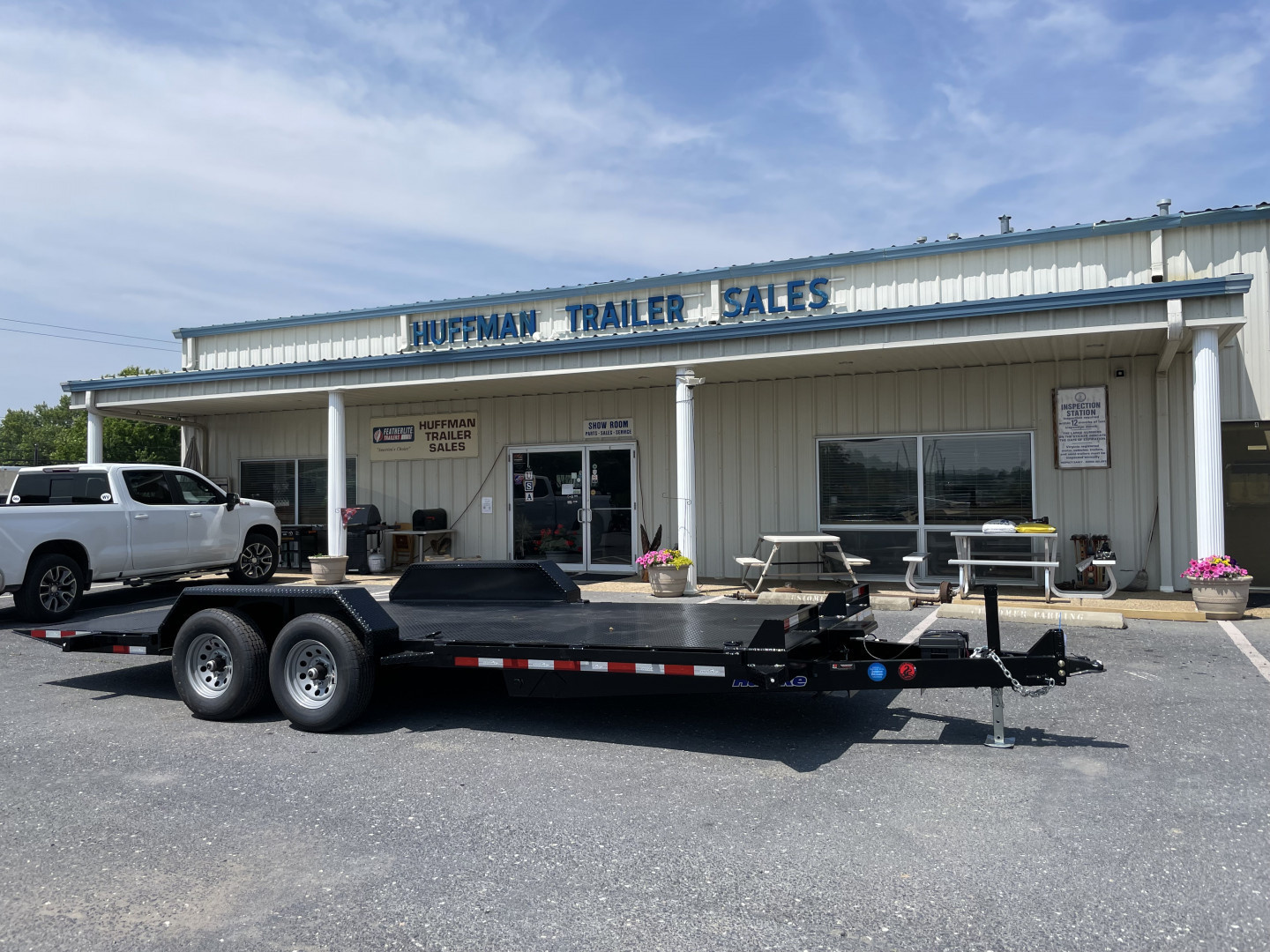 New 2026 Hawke 7X20 10K Power Tilt Equipment Trailer