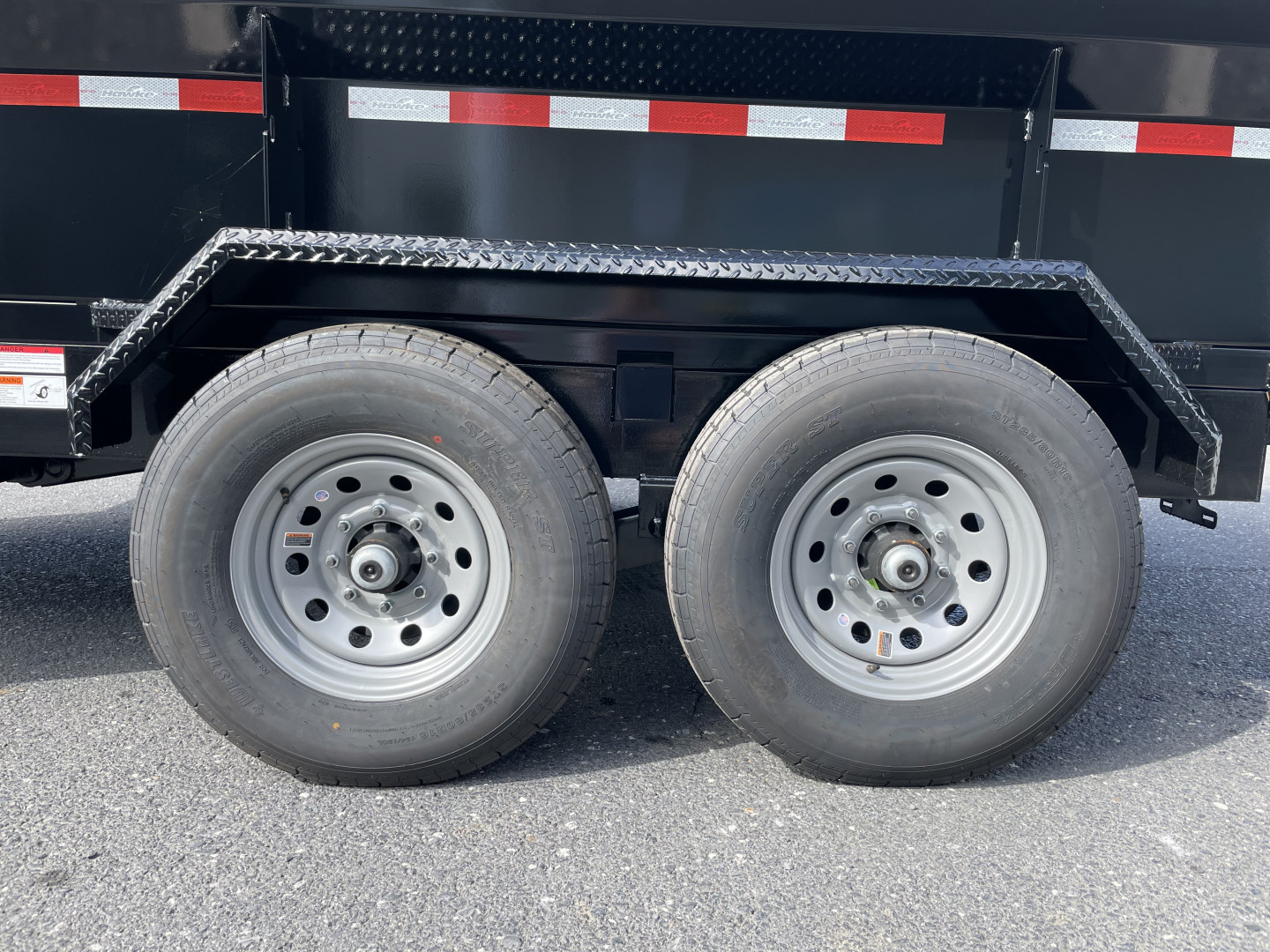 New 2025 Hawke 7X14 14K Dump Trailer