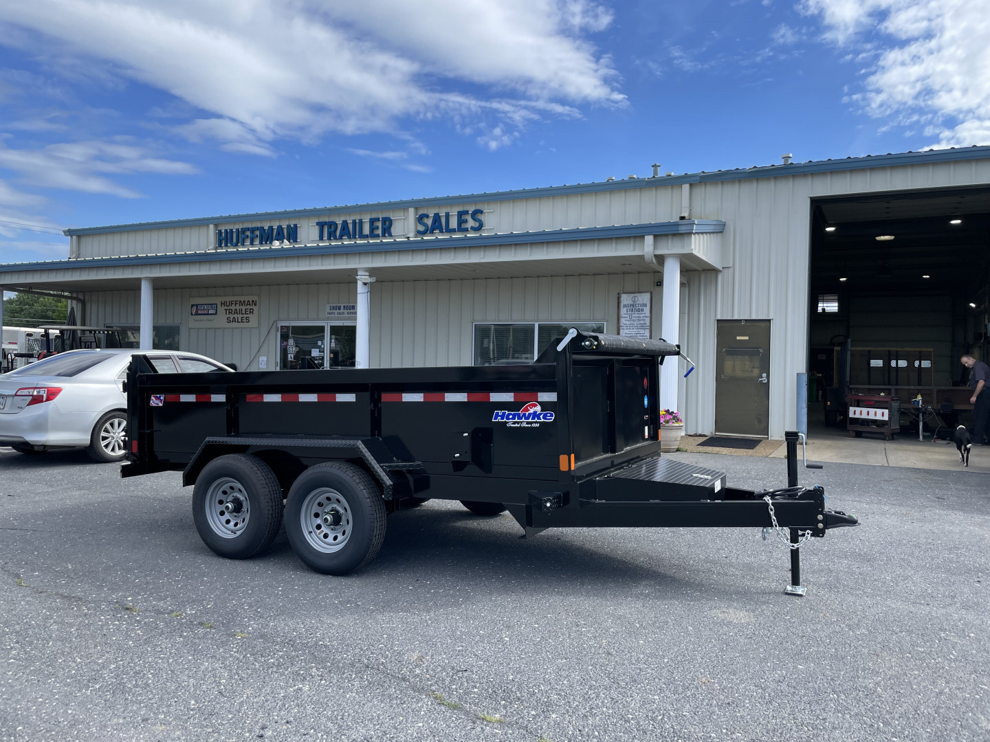 New 2026 Hawke 6X12 10K Dump Trailer