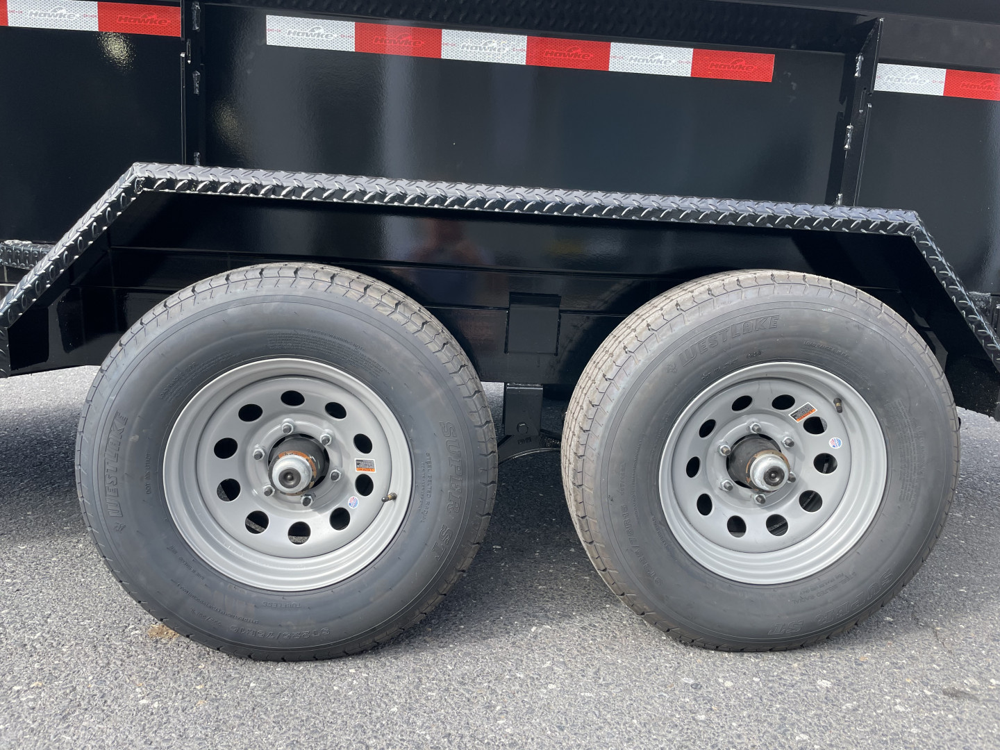 New 2026 Hawke 6X12 10K Dump Trailer