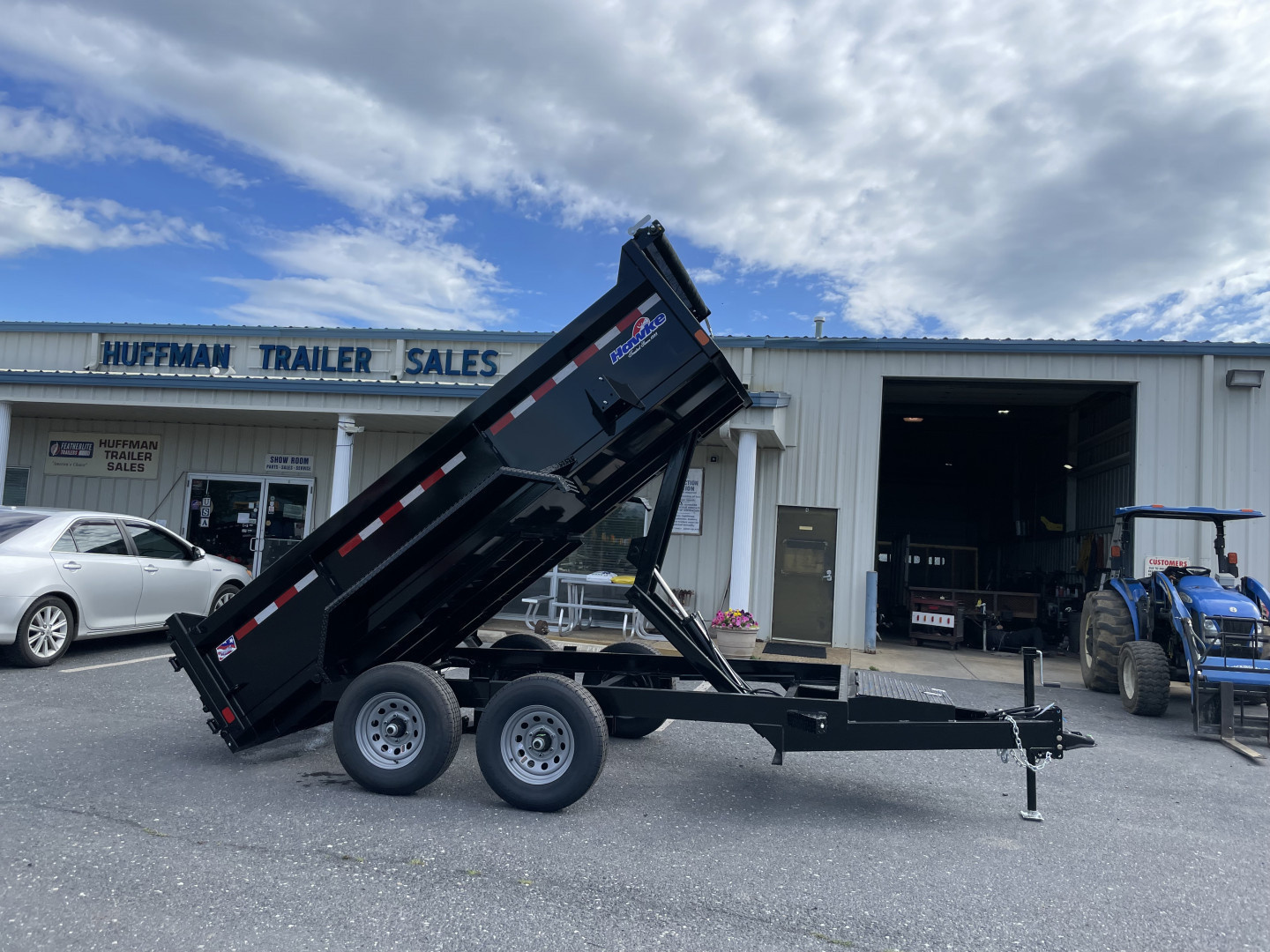 New 2026 Hawke 6X12 10K Dump Trailer