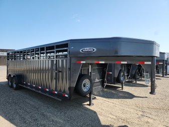New 2025 Titan Trailer 6'8X24' Stock Trailer