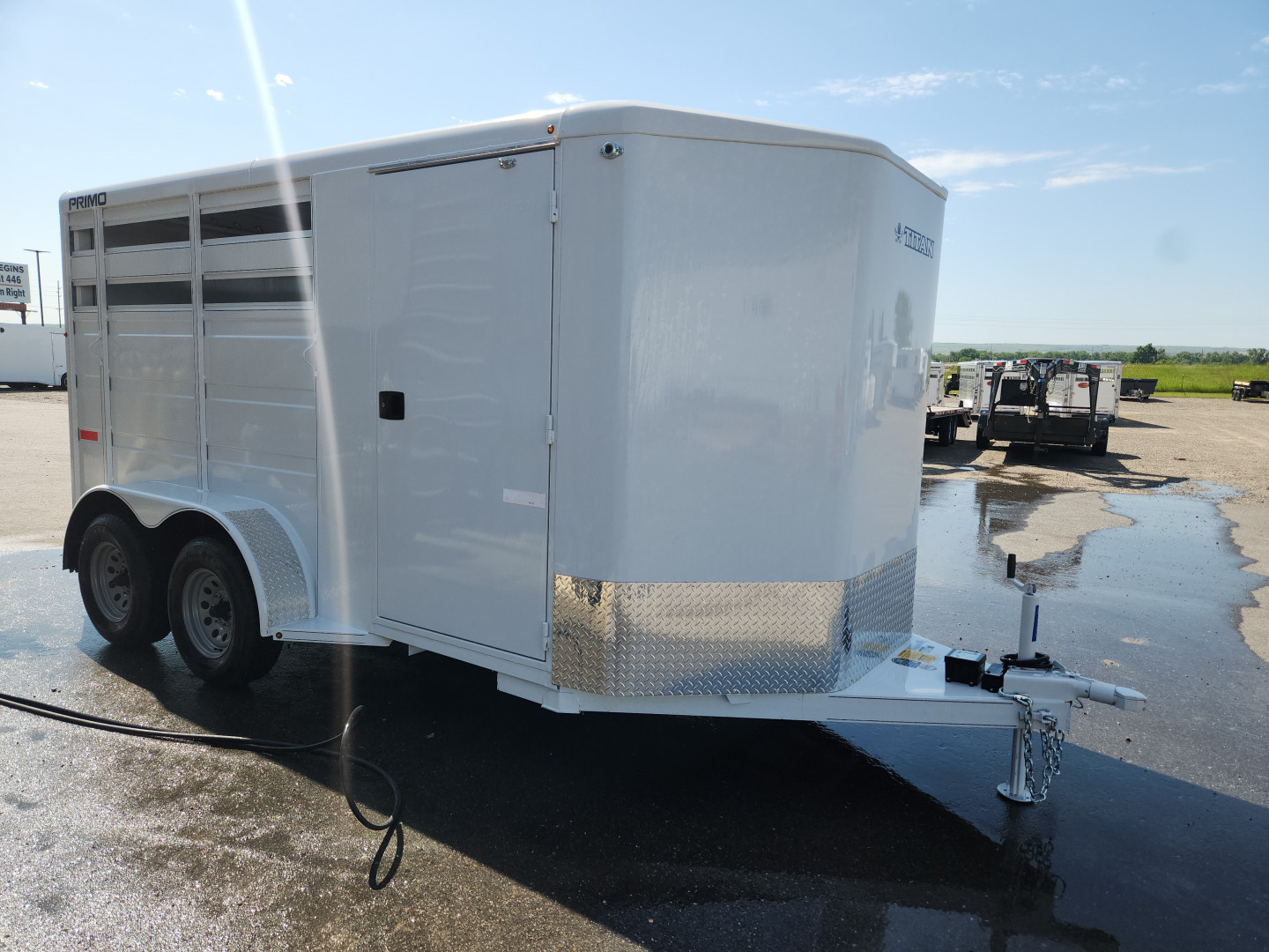 New 2025 Titan Trailer 6'8X14' Stock / Stock Combo Trailer