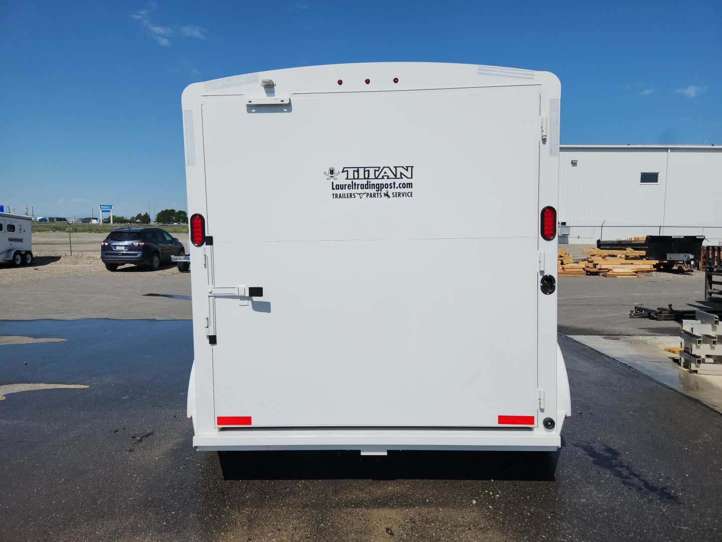 New 2025 Titan Trailer 6'8X14' Stock / Stock Combo Trailer
