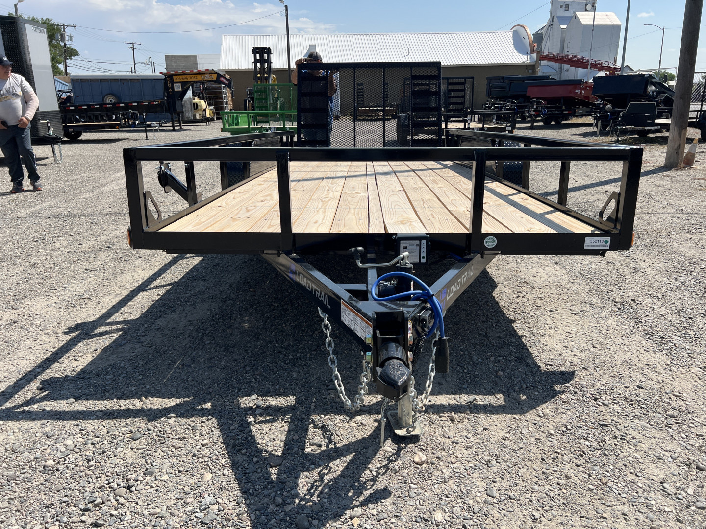 New 2025 Load Trail UT07 83" x 16' Tandem Axle Utility (4" Channel Frame)