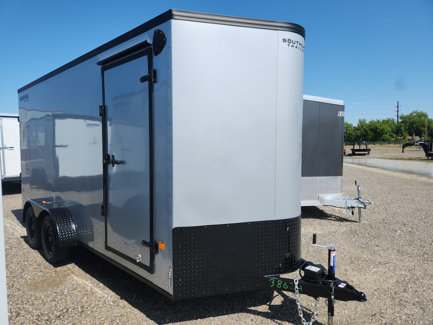 New 2026 Royal Cargo Trailers 7 X 16 +V WITH RAMP Cargo / Enclosed Trailer