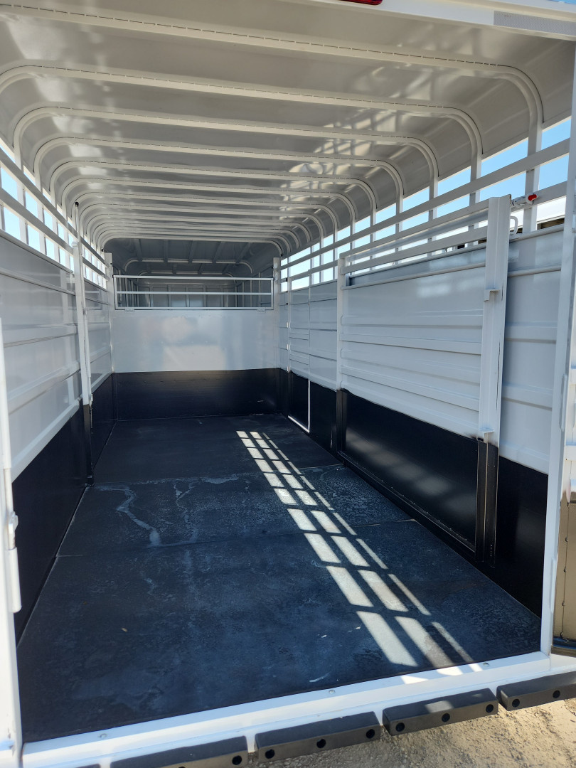 New 2025 Circle D 16' STOCK TRAILER
