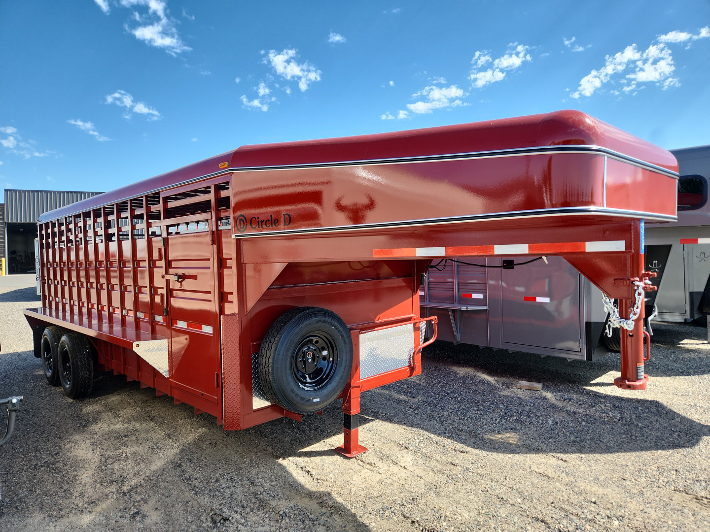 New 2025 Circle D 20' STOCK TRAILER