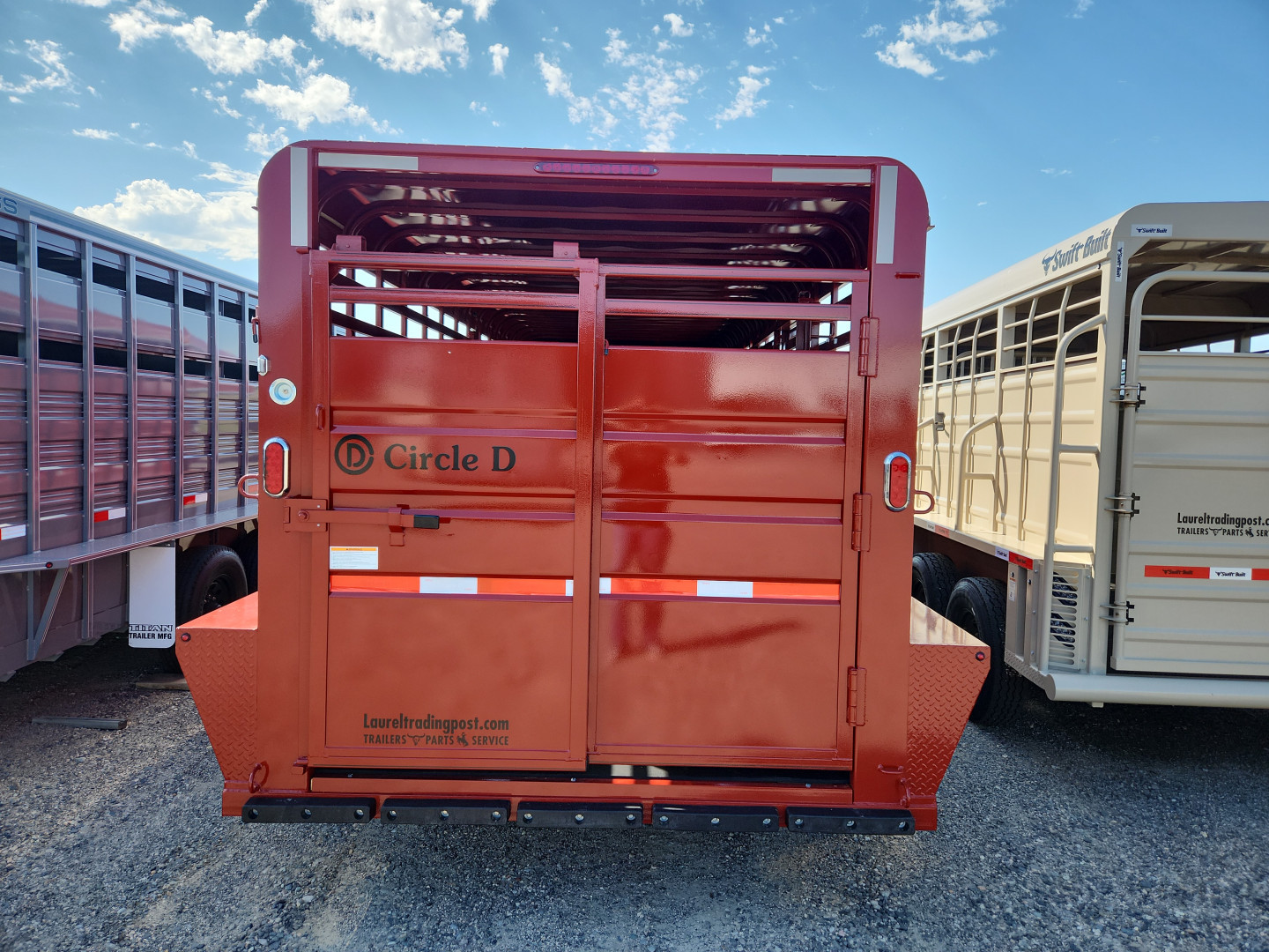 New 2025 Circle D 20' STOCK TRAILER