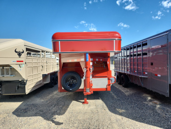 New 2025 Circle D 20' STOCK TRAILER