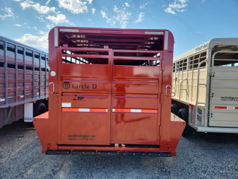 New 2025 Circle D 20' STOCK TRAILER