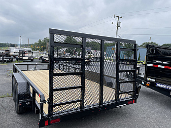 New 2025 Sure-Trac 7x16 Landscape Trailer
