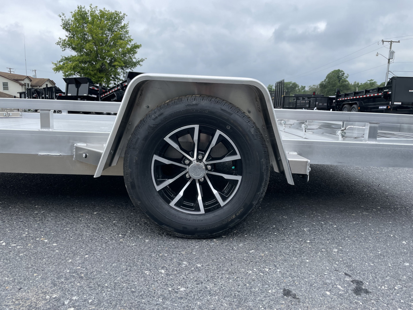 New 2025 Sure-Trac 7X12 Aluminum Utility Trailer