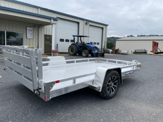 New 2025 Sure-Trac 7X12 Aluminum Utility Trailer
