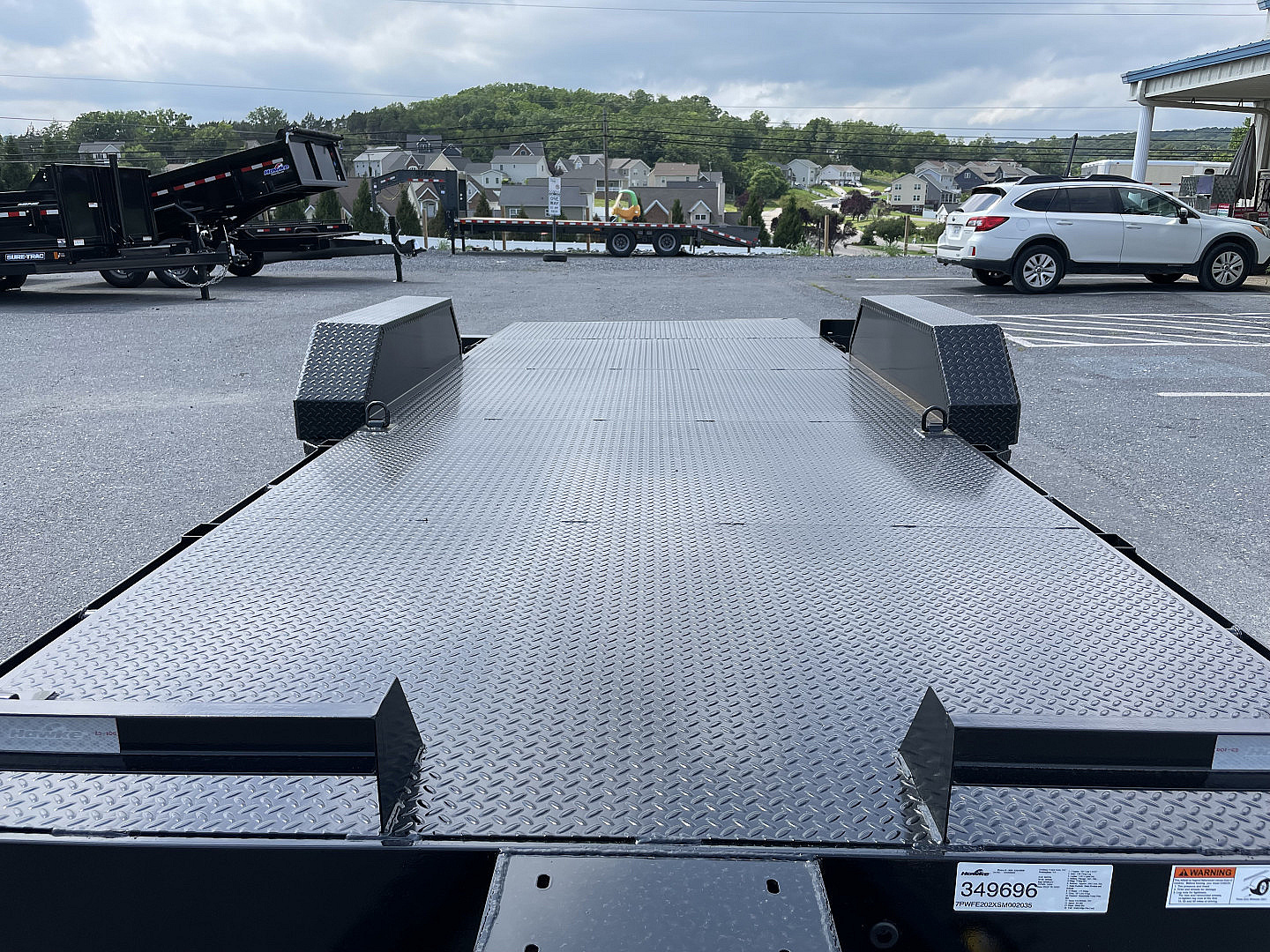 New 2026 Hawke 7X20 Power Tilt Equipment Trailer