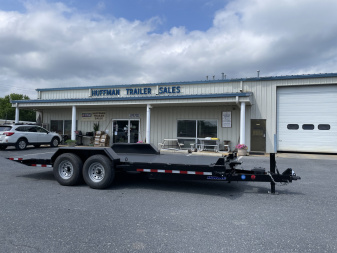 New 2025 Hawke 7X20 Power Tilt Equipment Trailer
