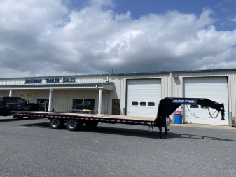 New 2025 Sure-Trac 102 X22+10 Hydraulic Tail 25.9K Equipment Trailer