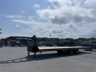 New 2025 Sure-Trac 102"X22+10 Hydraulic Tail 25.9K Equipment Trailer