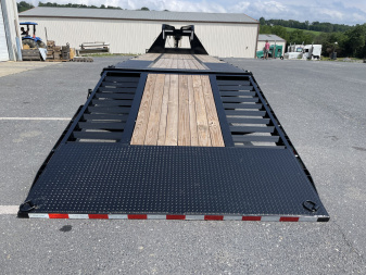 New 2025 Sure-Trac 102"X22+10 Hydraulic Tail 25.9K Equipment Trailer