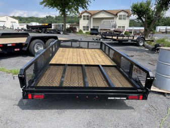 New 2025 Sure-Trac 6X12 12" Mesh Utility Trailer