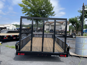 New 2025 Sure-Trac 6X12 12" Mesh Utility Trailer