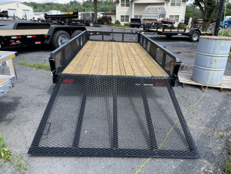 New 2025 Sure-Trac 6X12 12" Mesh Utility Trailer