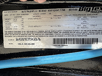 New 2026 Big Tex Trailers 14LX-14 Dump Trailer