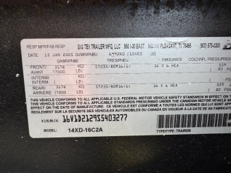 New 2025 Big Tex Trailers 14xd 16 Dump Trailer For Sale In Harrisburg Sd