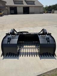 New 2025 Jenkins Iron and Steel 78  Skid Steer Grapple Bucket Attachment