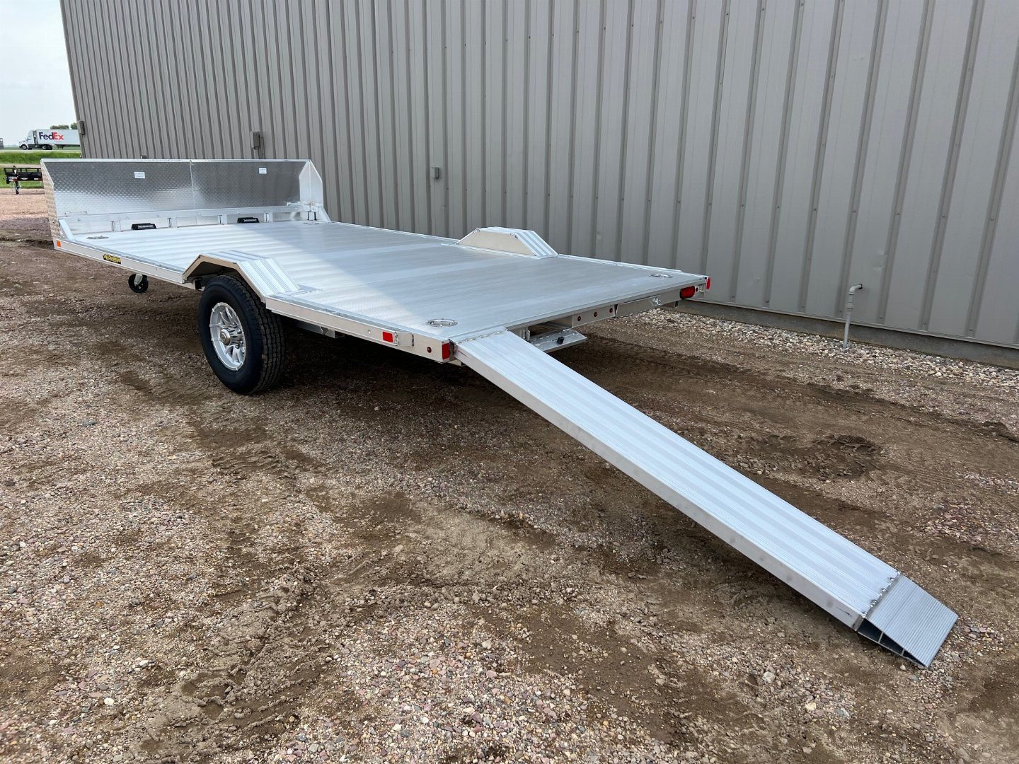 New 2026 Aluma 15' UTV WB15H Utility Trailer