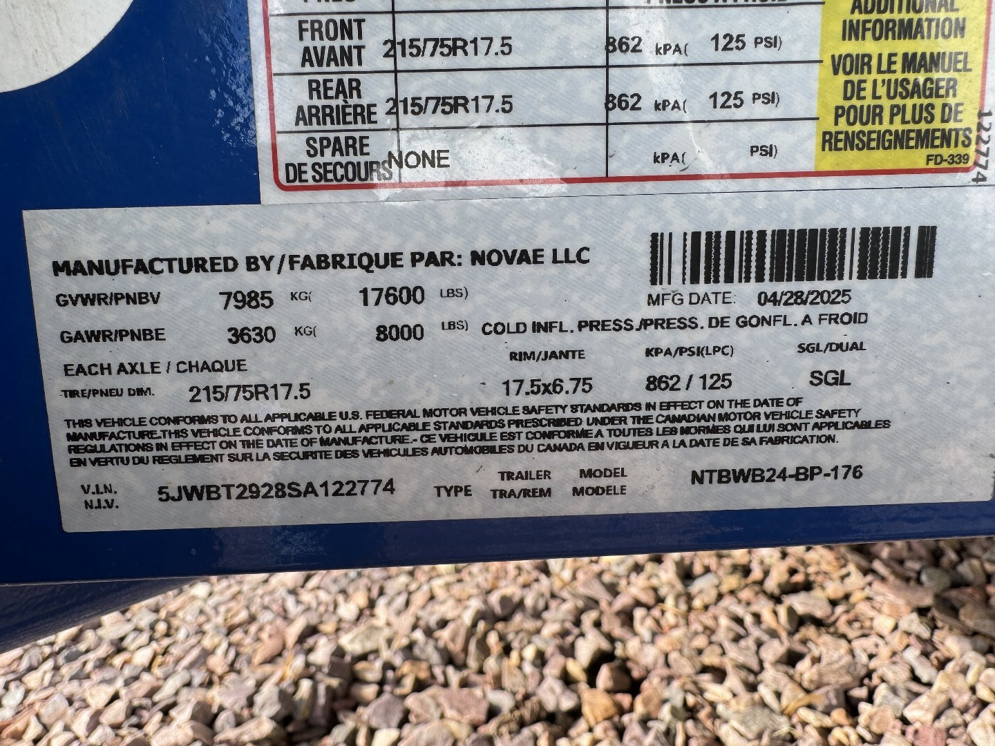 New 2025 Midsota TBWB-24 17.6K Tilt Trailer