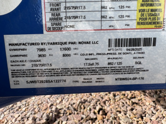 New 2025 Midsota TBWB-24 17.6K Tilt Trailer