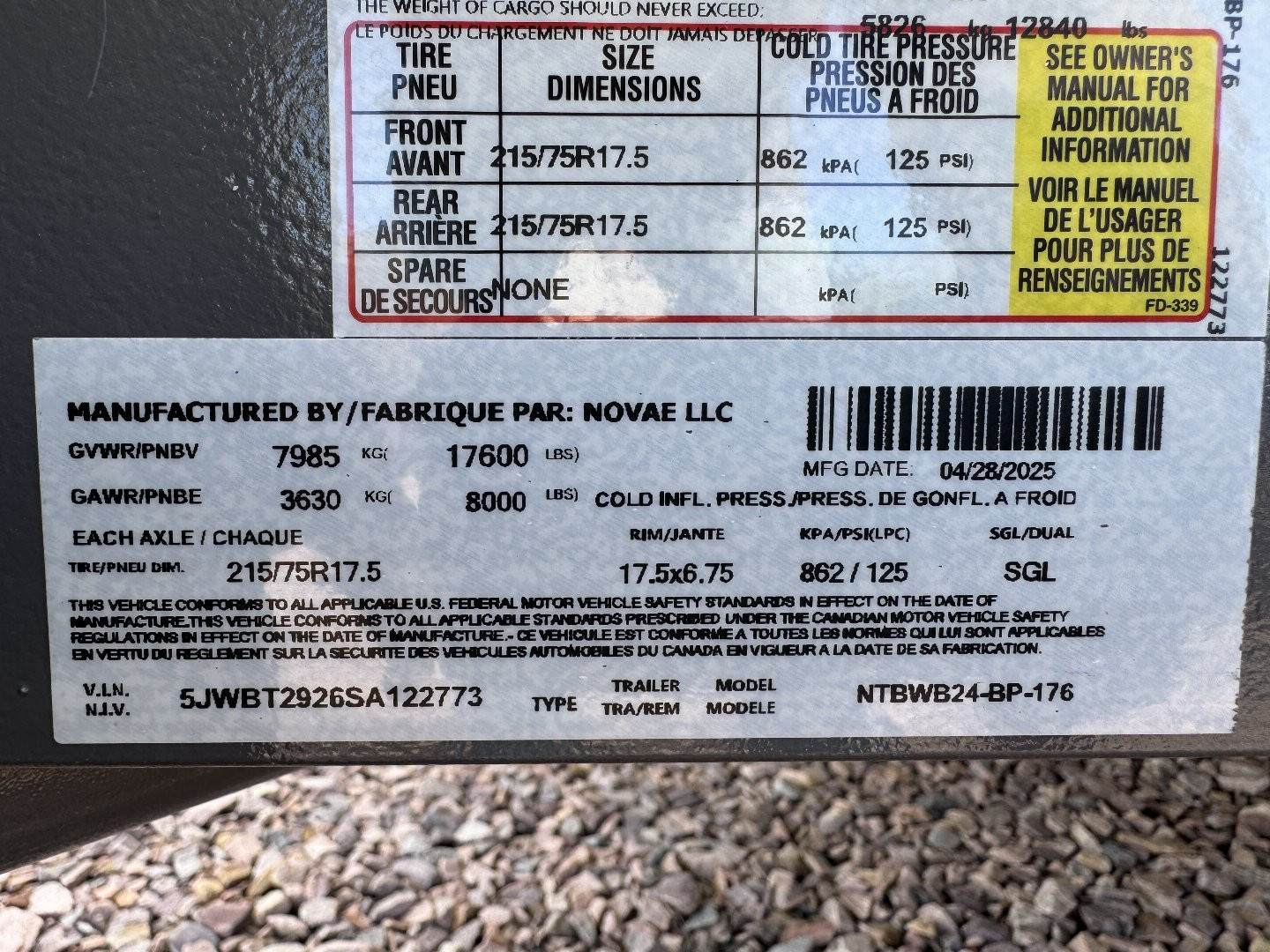 New 2025 Midsota TBWB-24 17.6K Tilt Trailer