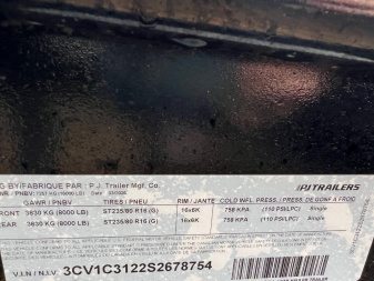 New 2025 PJ Trailers 24 Low Profile F8 Deckover Trailer