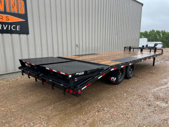 New 2025 PJ Trailers 24 Low Profile F8 Deckover Trailer