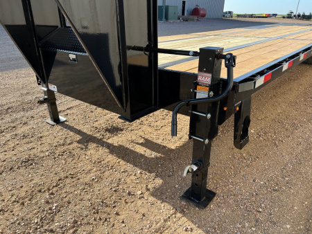 New 2025 H&H Trailers 33' Tandem Dual Gooseneck Flatbed Trailer