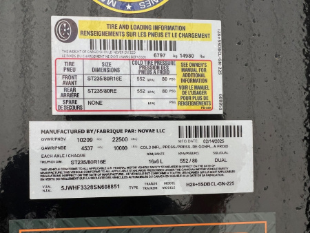 New 2025 H&H Trailers 33' Tandem Dual Gooseneck Flatbed Trailer