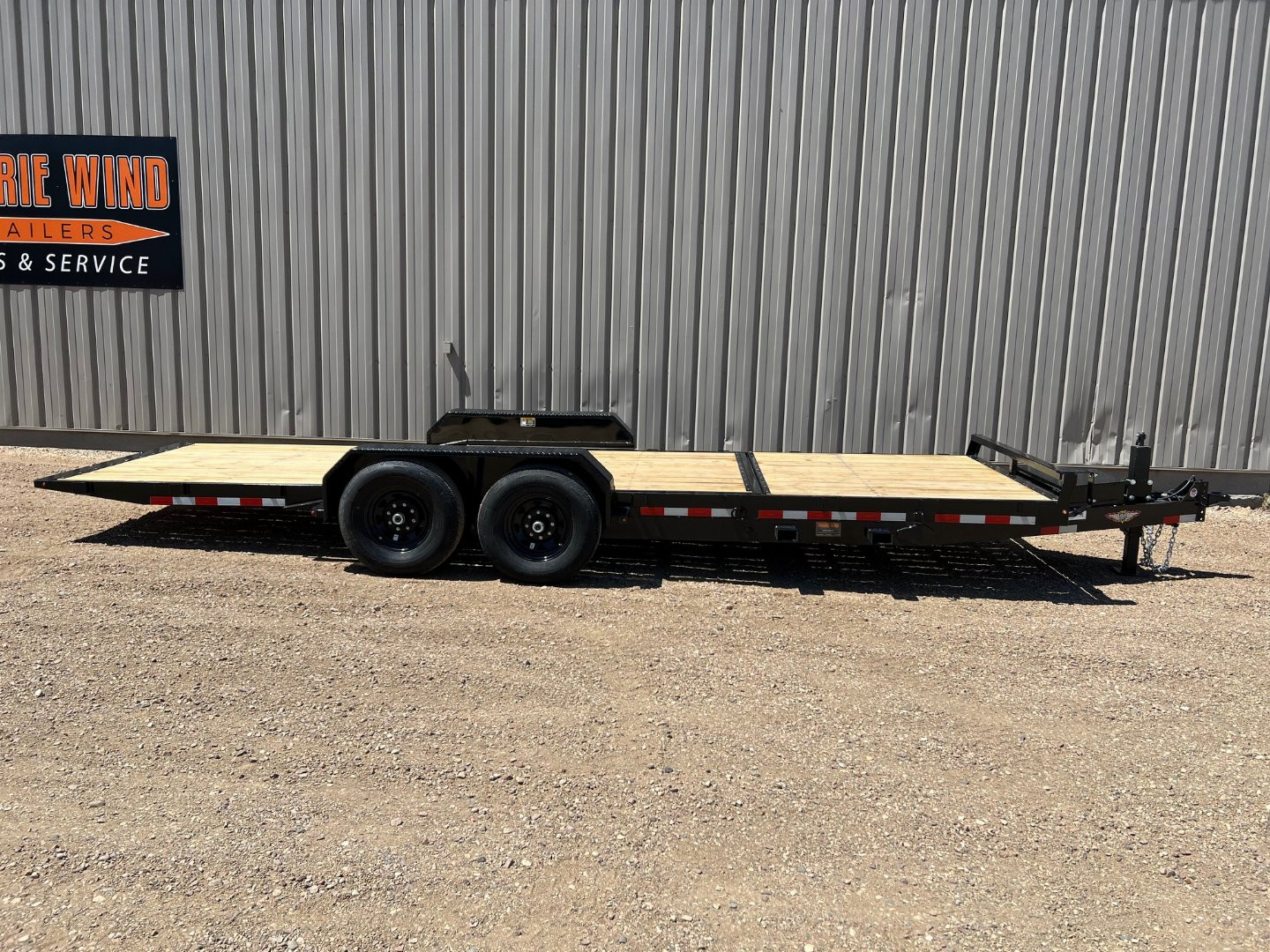 New 2025 H & H 22' Tiltbed Equipment Trailer 16' + 6'