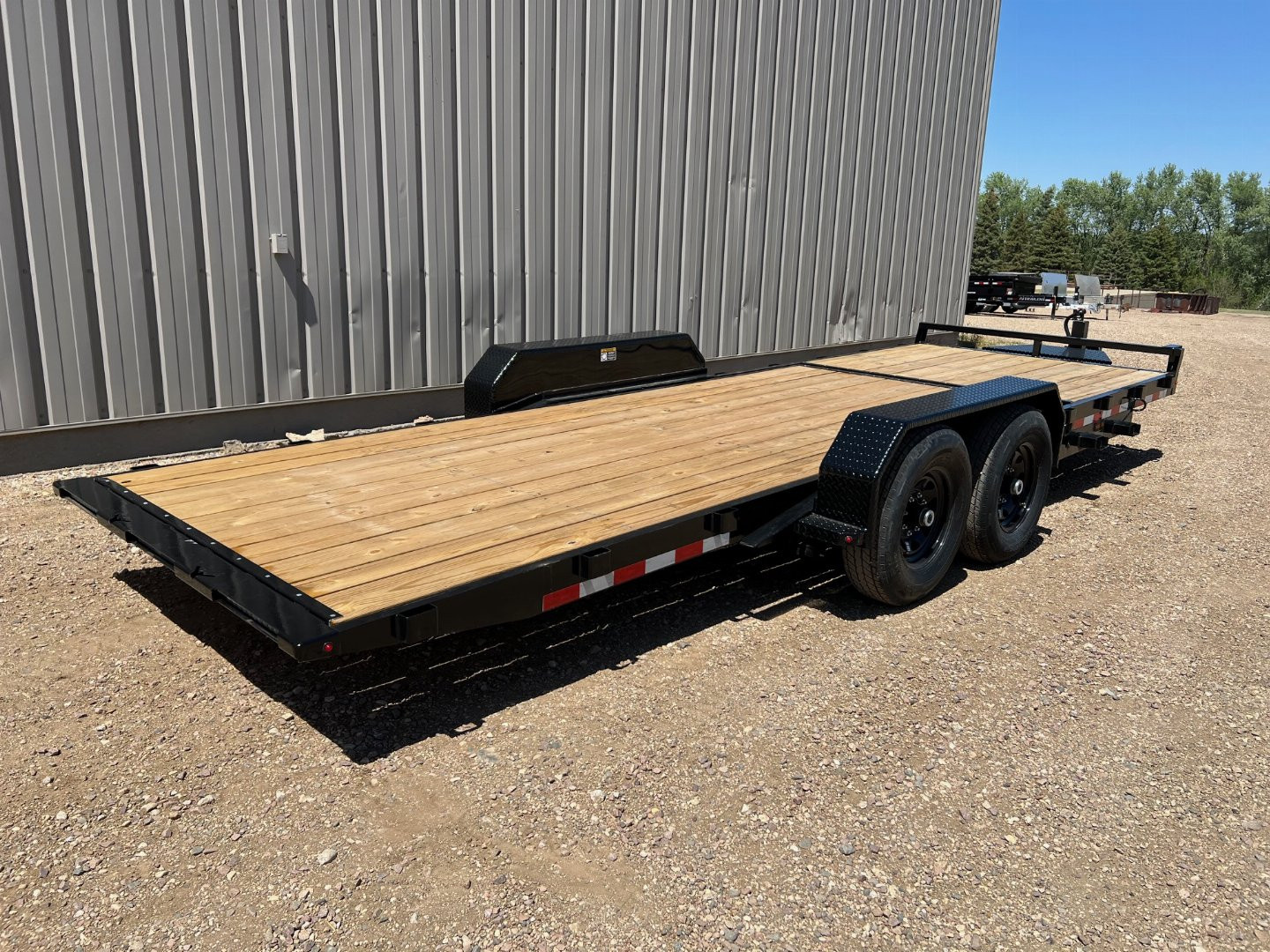 New 2025 H & H 22' Tiltbed Equipment Trailer 16' + 6'