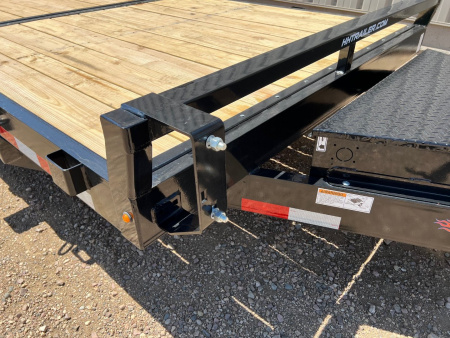 New 2025 H & H 22' Tiltbed Equipment Trailer 16' + 6'