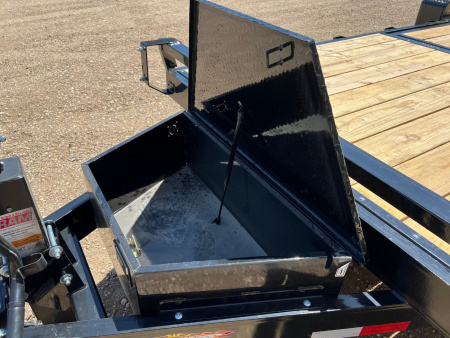 New 2025 H & H 22' Tiltbed Equipment Trailer 16' + 6'