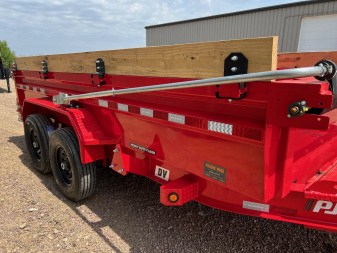 New 2025 PJ Trailers 14 Low Profile Dump Trailer - DV VOYAGER