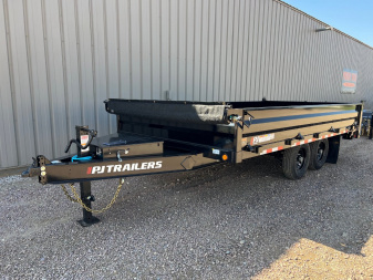 New 2025 PJ Trailers 16 Deckover D8 Dump Trailer