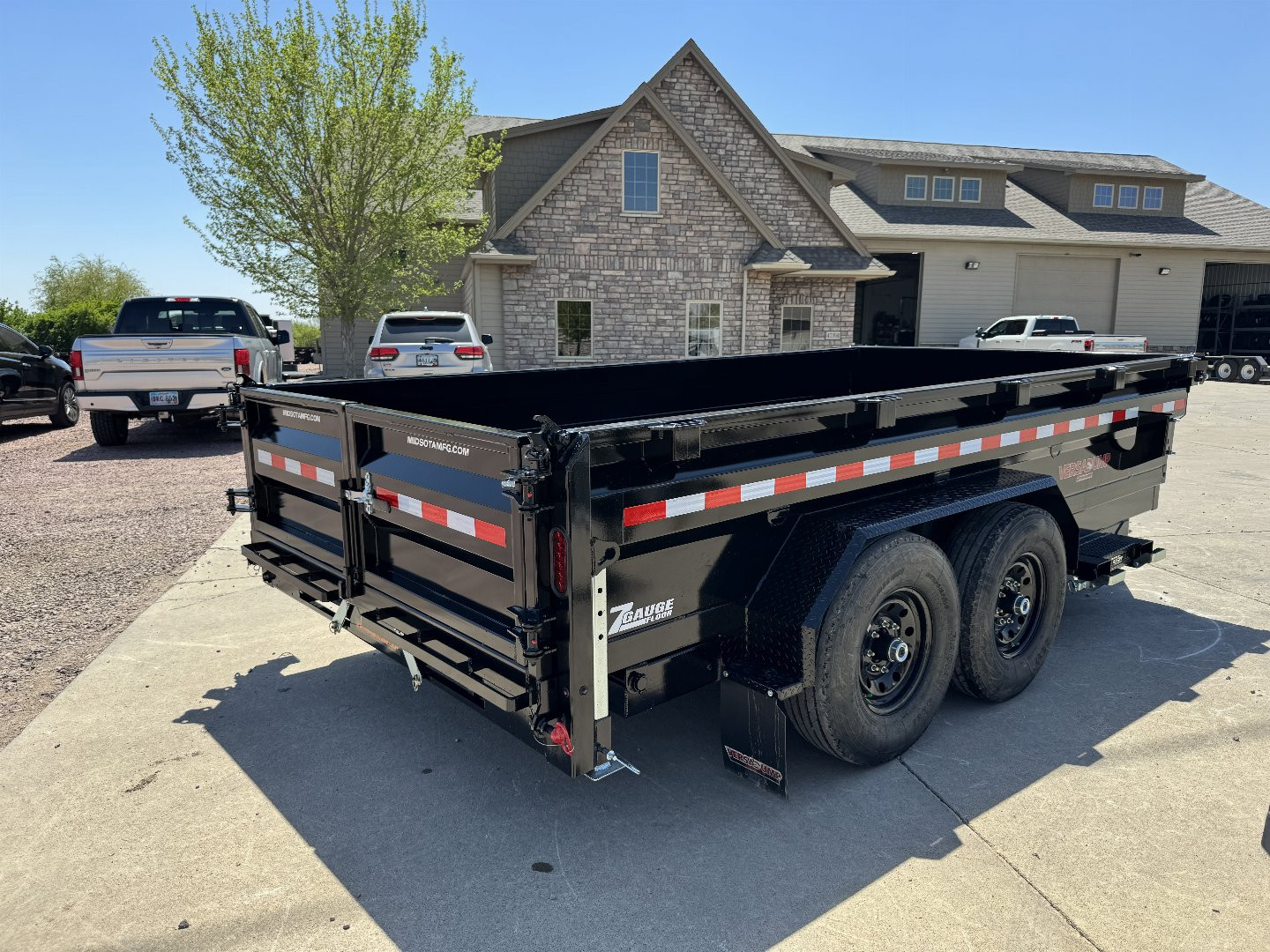 New 2025 Midsota HV14 15.4K Dump Trailer