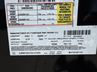 New 2025 Midsota HV14 15.4K Dump Trailer